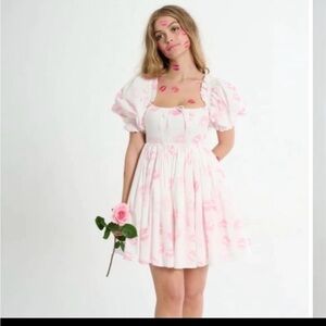 Selkie kiss on the lips beach day dress